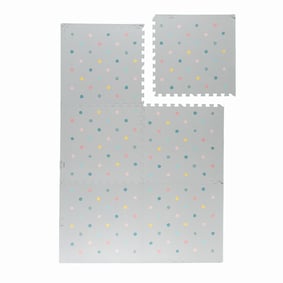 Foam Puzzelmat - Alfie Dots Lichtgrijs - sfeer