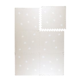 Foam puzzelmat - Alfie Stars Grijs/Beige - product