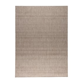 Jute buitenkleed - Nusa Lines Beige - sfeer