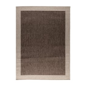 Jute buitenkleed - Nusa Border Bruin/Beige - product