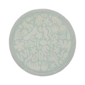 Rond wasbaar speelkleed - Flo Groen - product