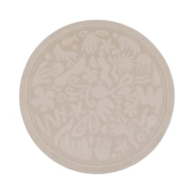 Rond wasbaar speelkleed - Flo Beige - sfeer