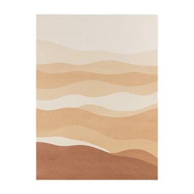 Abstract vloerkleed -  Guus Terracotta - product
