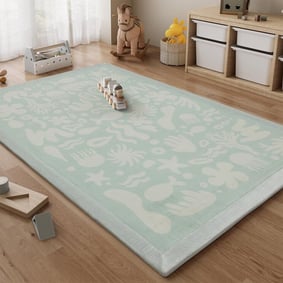Wasbaar speelkleed - Flo Groen