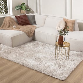 Shaggy vloerkleed - Blaze Beige/Grijs