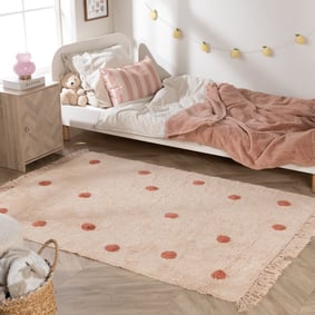 Vloerkleed Kinderkamer - Lou Dots Terra