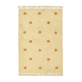 Vloerkleed Kinderkamer - Lou Dots Geel  - product