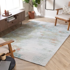 Abstract vloerkleed - Candice Mint