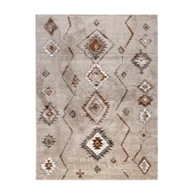Berber vloerkleed - Blend Aztec Beige - sfeer