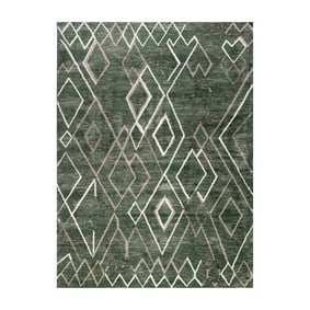 Berber vloerkleed - Blend Diamond Groen - product