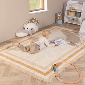Wasbaar kindervloerkleed - Milo Beige