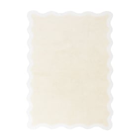 Wasbaar vloerkleed - Hazy Wit/Creme - product