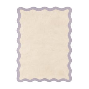 Wasbaar vloerkleed - Hazy Lila/Creme - product