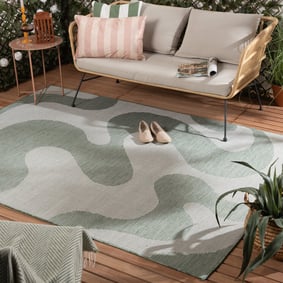Buitenkleed - Summer Swirl Groen