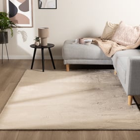 Zacht laagpolig vloerkleed - Cozy Beige