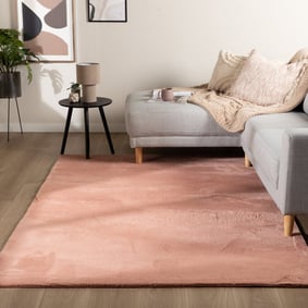 Zacht laagpolig vloerkleed - Cozy Roze 