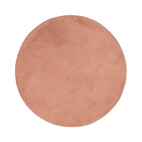 Rond laagpolig vloerkleed - Cozy Roze - sfeer