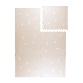 Foam puzzelmat - Alfie Stars Grijs/Beige - product
