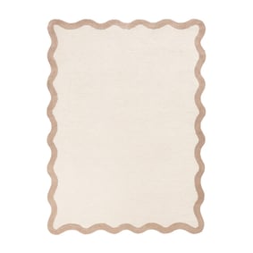 Wasbaar vloerkleed - Hazy Beige/Creme - product