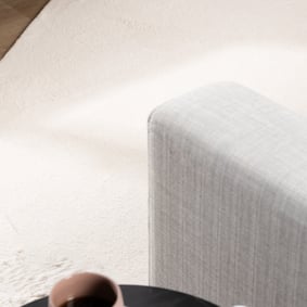 Zacht laagpolig vloerkleed - Cozy Pebble Creme - product