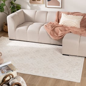 Vloerkleden Bloemen - Celine Creme