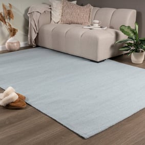 Wollen vloerkleed - Reno Blauw 