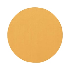 Rond wollen vloerkleed - Reno Okergeel - product