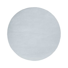 Rond wollen vloerkleed - Reno Blauw - product