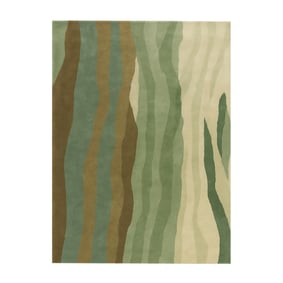 Wollen vloerkleed - Liora Groen - sfeer