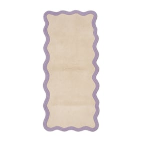Wasbare loper - Hazy Lila/Creme - sfeer