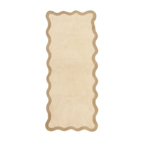 Wasbare loper - Hazy Beige/Creme - product