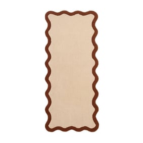 Wasbare loper - Hazy Bruin/Creme - product