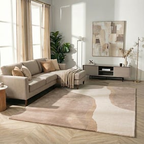 Wollen vloerkleed - Vienna Beige