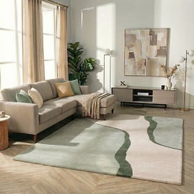 Wollen vloerkleed - Vienna Groen