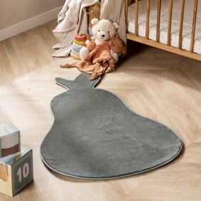 Wasbaar kindervloerkleed - Coco Peer Donkergroen