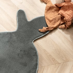 Wasbaar kindervloerkleed - Coco Peer Donkergroen - product