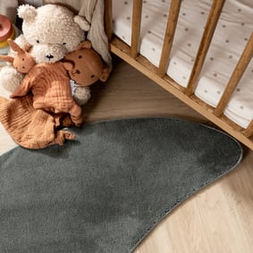 Wasbaar kindervloerkleed - Coco Maan Donkergroen - product