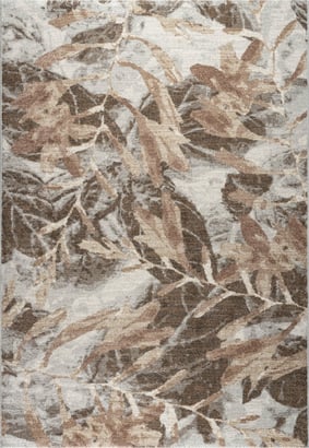 Abstract vloerkleed - Marple Bruin 6362