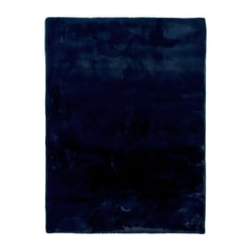 Zacht Hoogpolig vloerkleed - Comfy Supreme Donkerblauw - sfeer