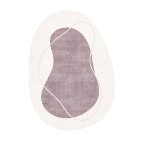 Organisch vloerkleed - Elyra Beige/Grijs - product