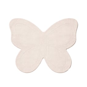 Wasbaar kindervloerkleed - Coco Vlinder Beige - product