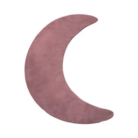 Wasbaar kindervloerkleed - Coco Maan Donkerroze - product