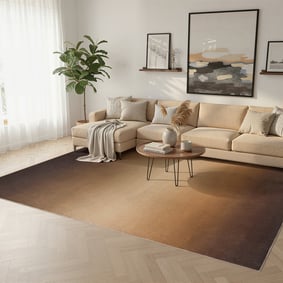 Modern vloerkleed - Clarke Fade Bruin