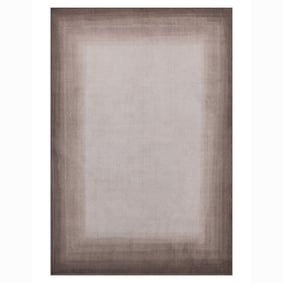 Modern vloerkleed - Clarke Border Bruin - product