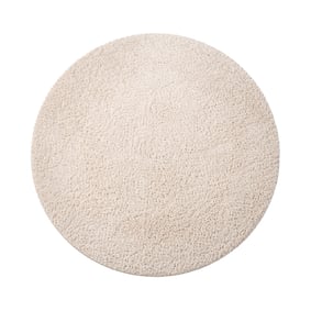 Rond fluffy vloerkleed - Bobby Creme - sfeer