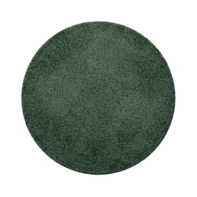 Rond fluffy vloerkleed - Bobby Groen - sfeer