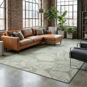 Vintage vloerkleed - Wonder Leaves Groen