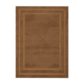 Wollen vloerkleed - Judith Border Bruin - product