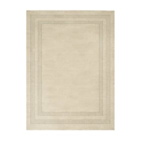 Wollen vloerkleed - Judith Border Greige - product