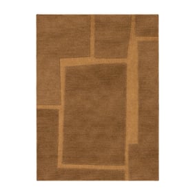 Wollen vloerkleed - Judith Pebble Bruin - sfeer